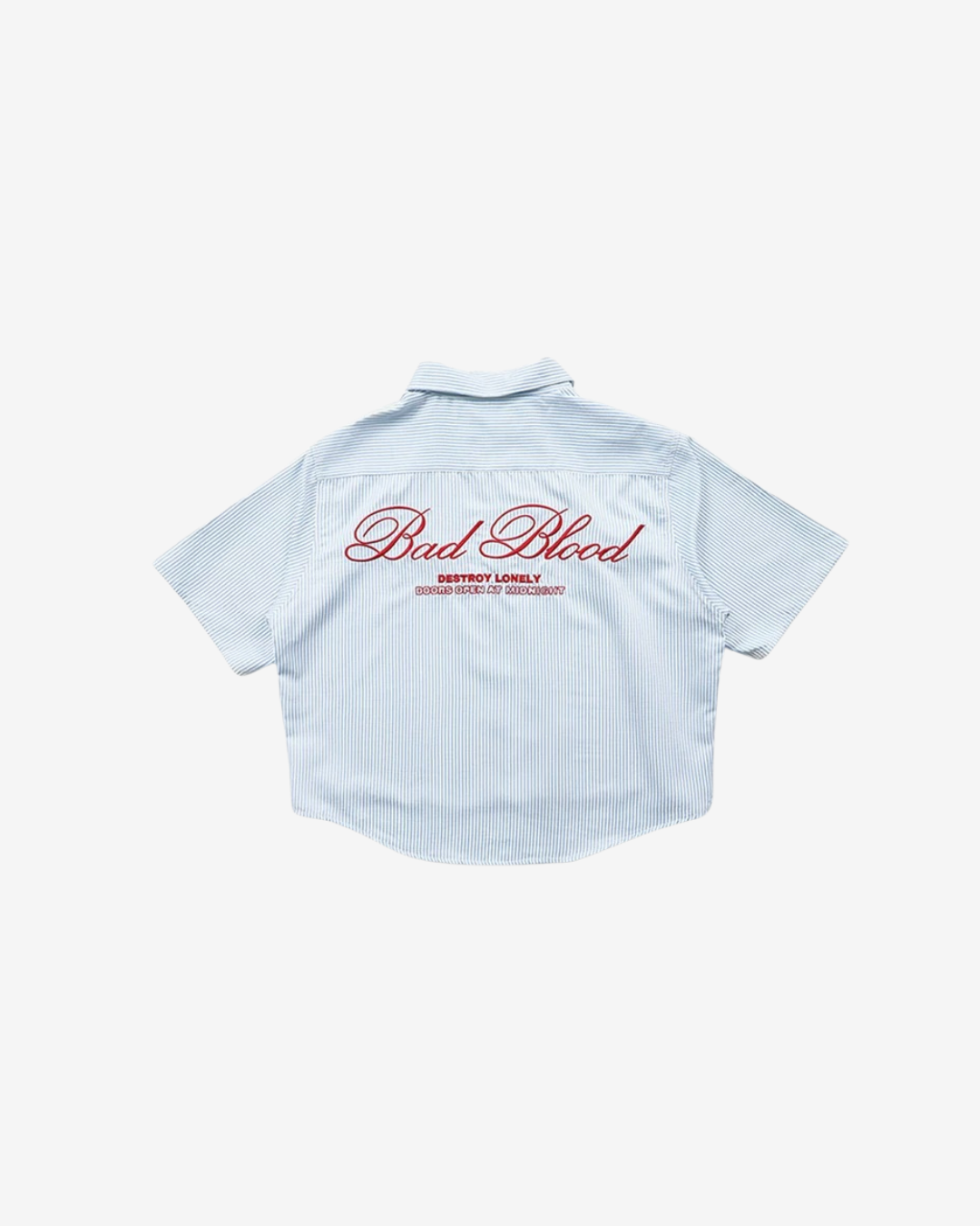 Badblood ショートスリーブストライプシャツ