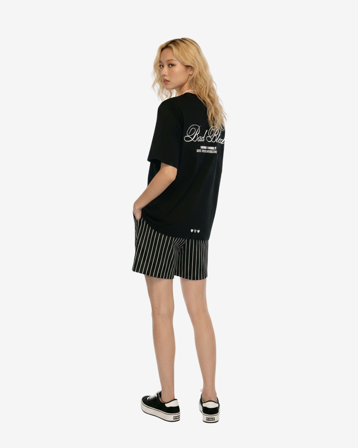 Badblood エンブロイダリーラウンドネックTシャツ