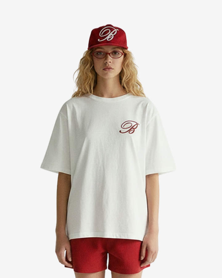 Badblood エンブロイダリーラウンドネックTシャツ