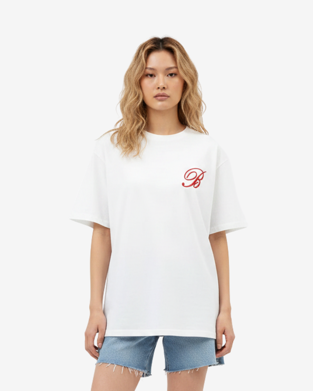Badblood エンブロイダリーラウンドネックTシャツ