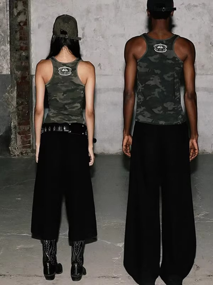 Badblood ミリタリーレオパードキャミソール_rara23