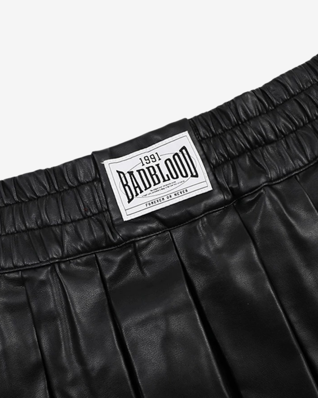 Badblood シンセティックレザースカート