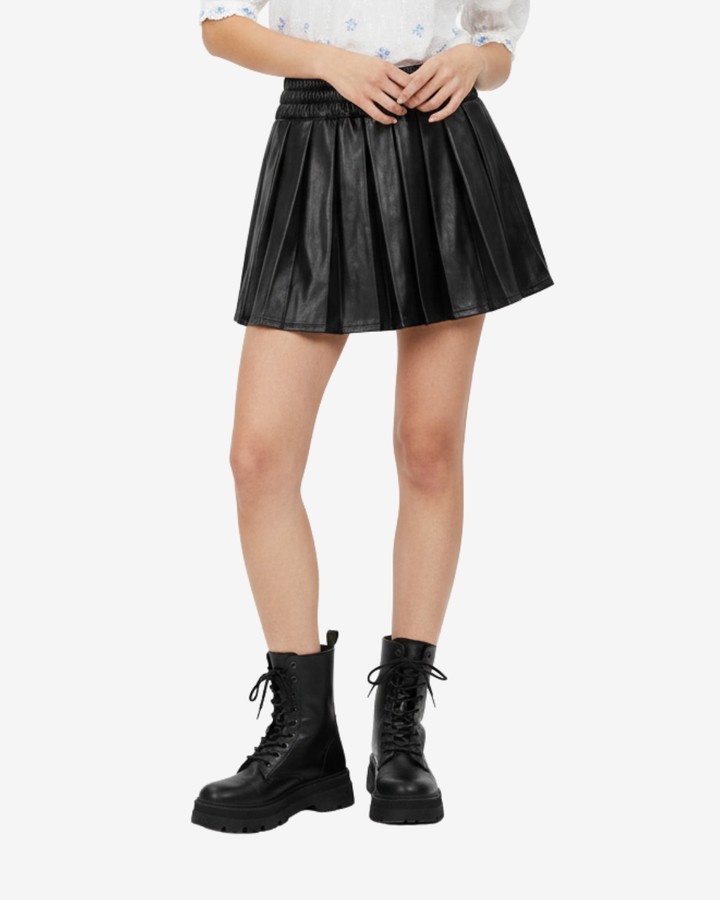 Badblood シンセティックレザースカート
