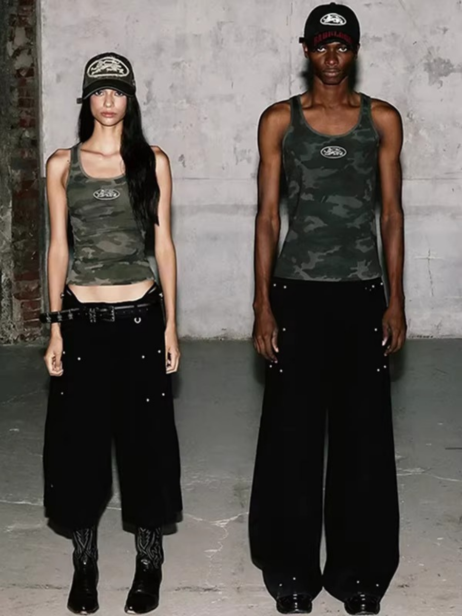 Badblood ミリタリーレオパードキャミソール_rara23