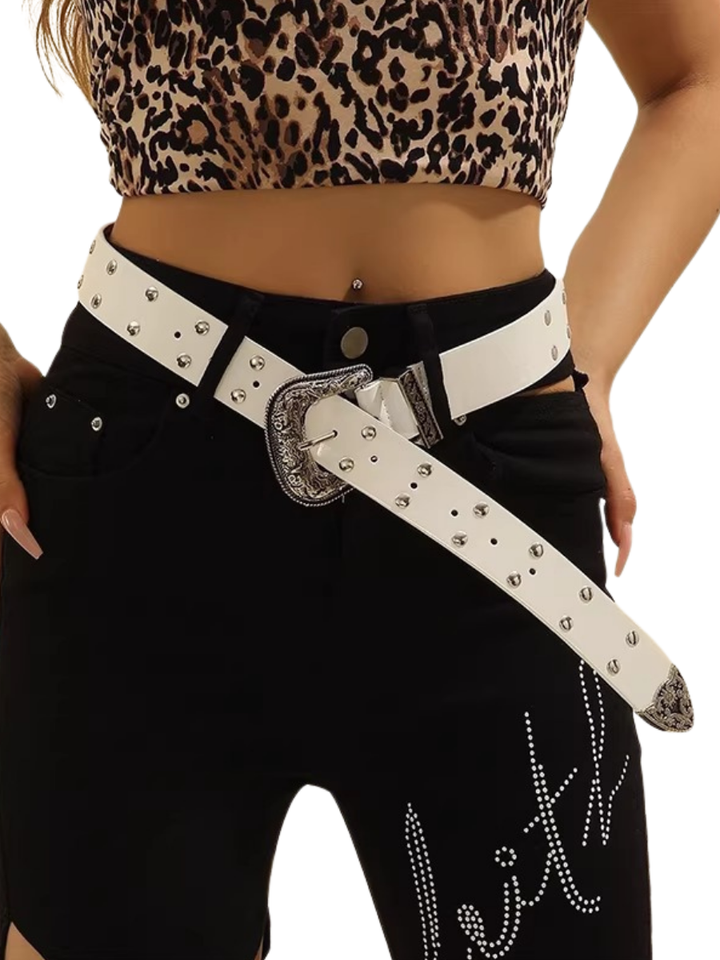 リベットメタルバックルベルト_rara18