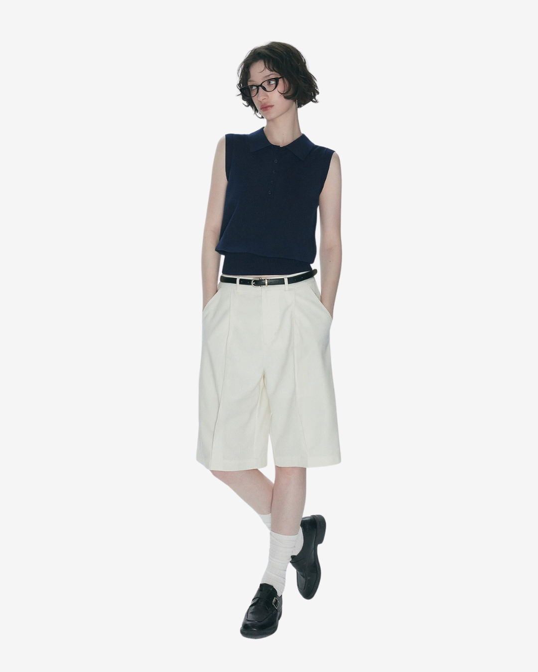 Annachic ノースリーブニットベスト
