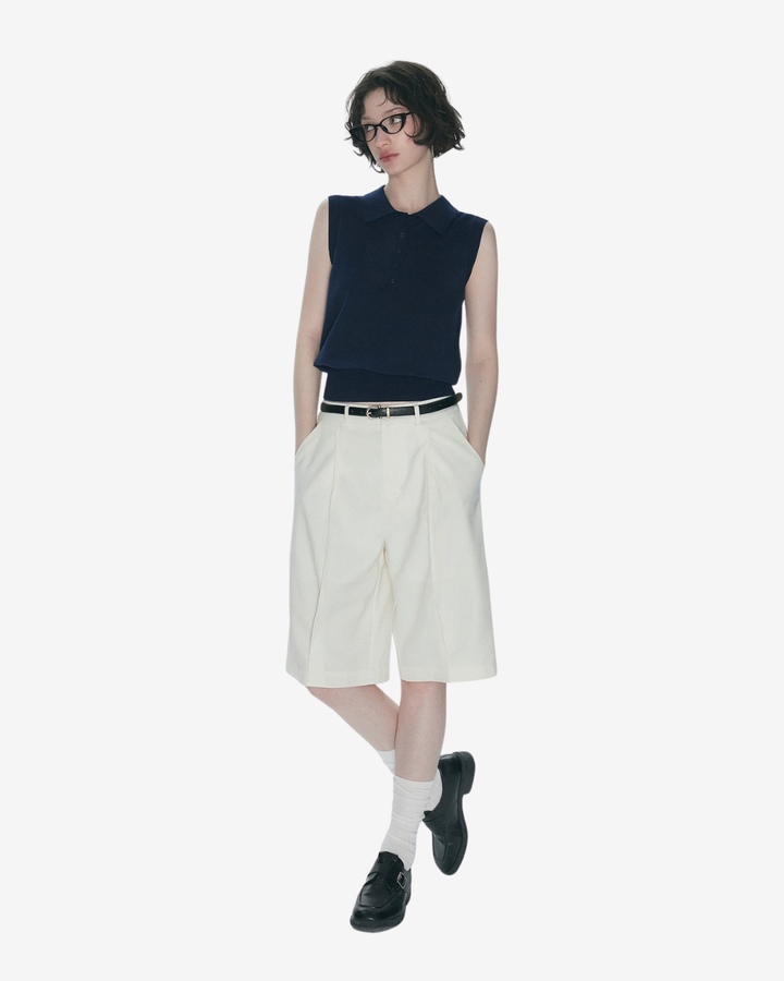 Annachic ノースリーブニットベスト