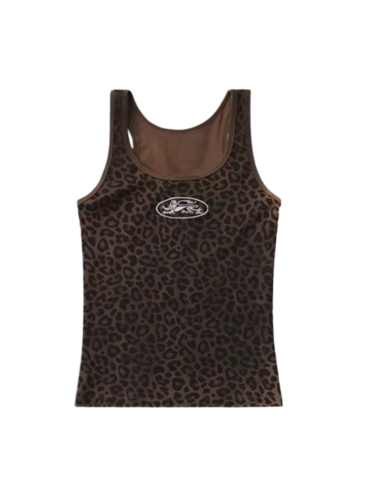 Badblood ミリタリーレオパードキャミソール_rara23