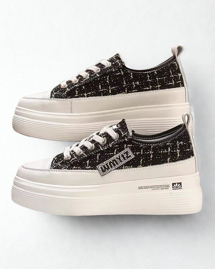 プラットフォームスニーカー_rara32