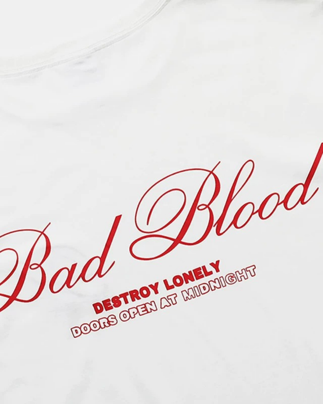 Badblood エンブロイダリーラウンドネックTシャツ
