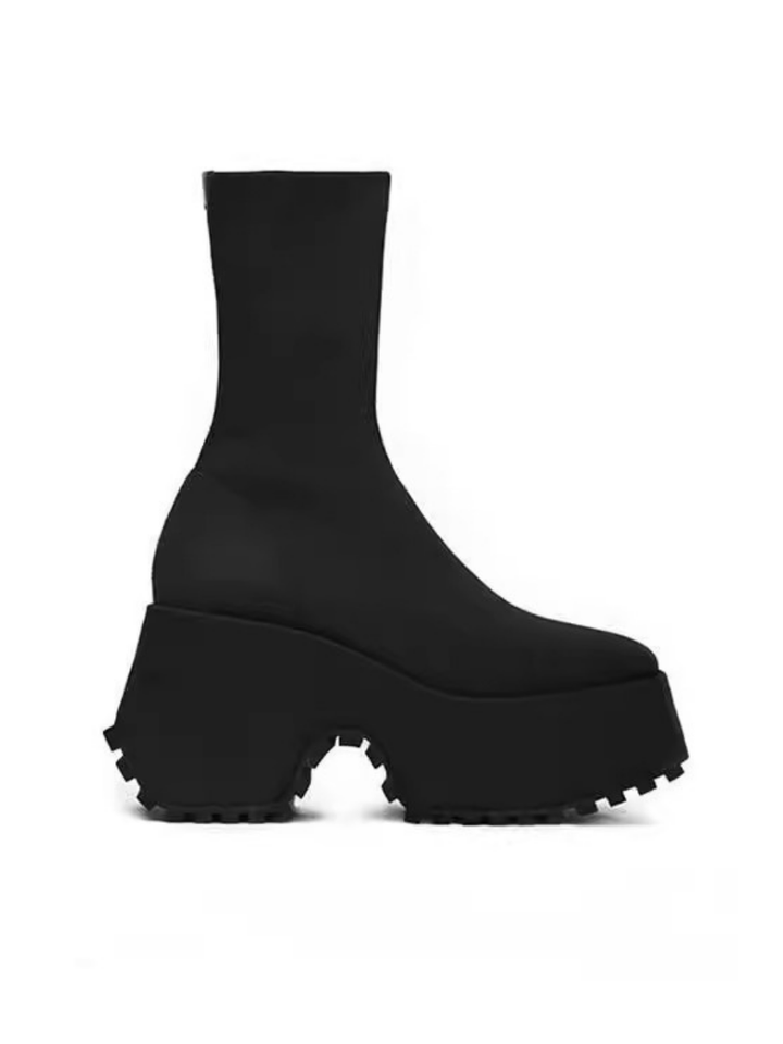 ブラックスキニーブーツ_rara21