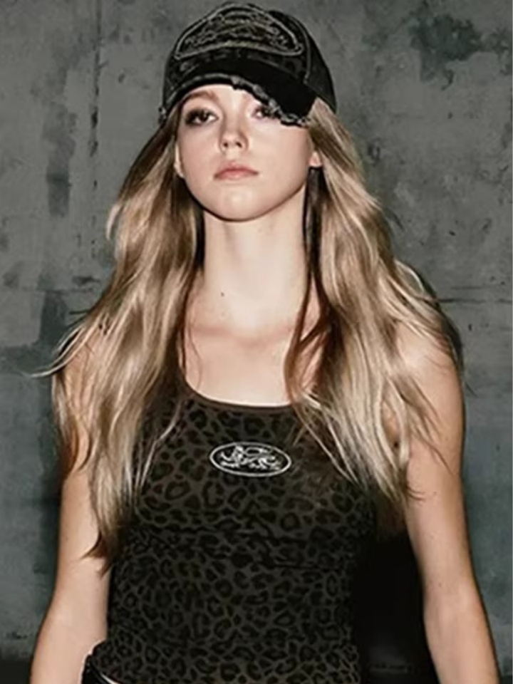 Badblood ミリタリーレオパードキャミソール_rara23