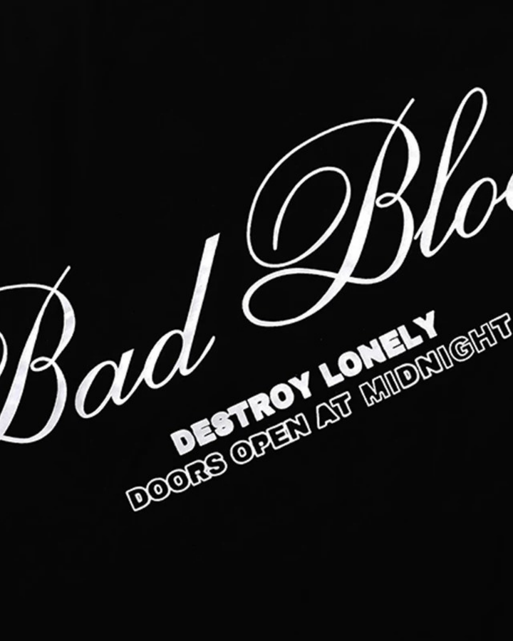Badblood エンブロイダリーラウンドネックTシャツ