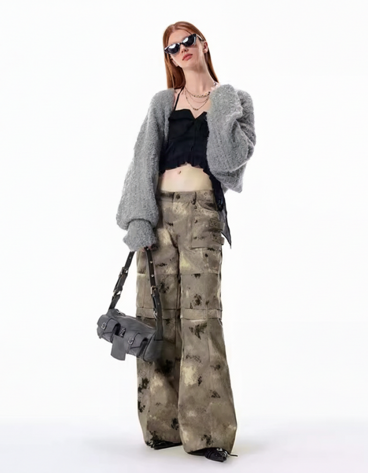 ウォッシュド キャンバス ベルトポケットバッグ_rara34