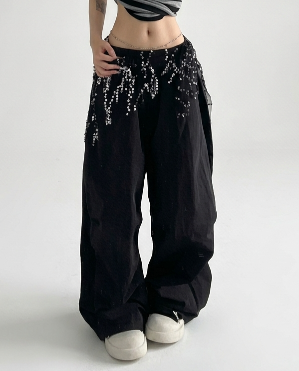 スパンコールパンツ_rara43