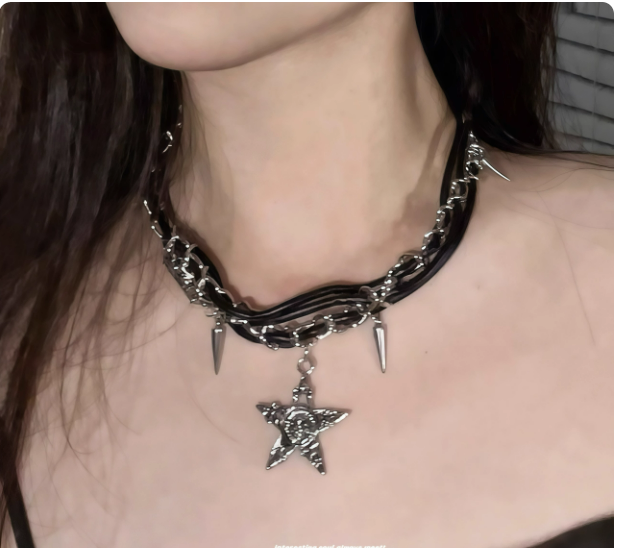 スタッズスターチョーカー_rara30