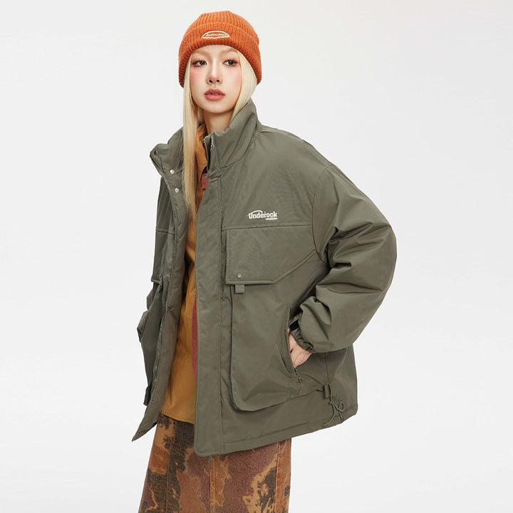 スタンドカラーワークウェアジャケット_rara29