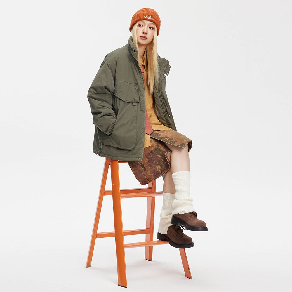 スタンドカラーワークウェアジャケット_rara29