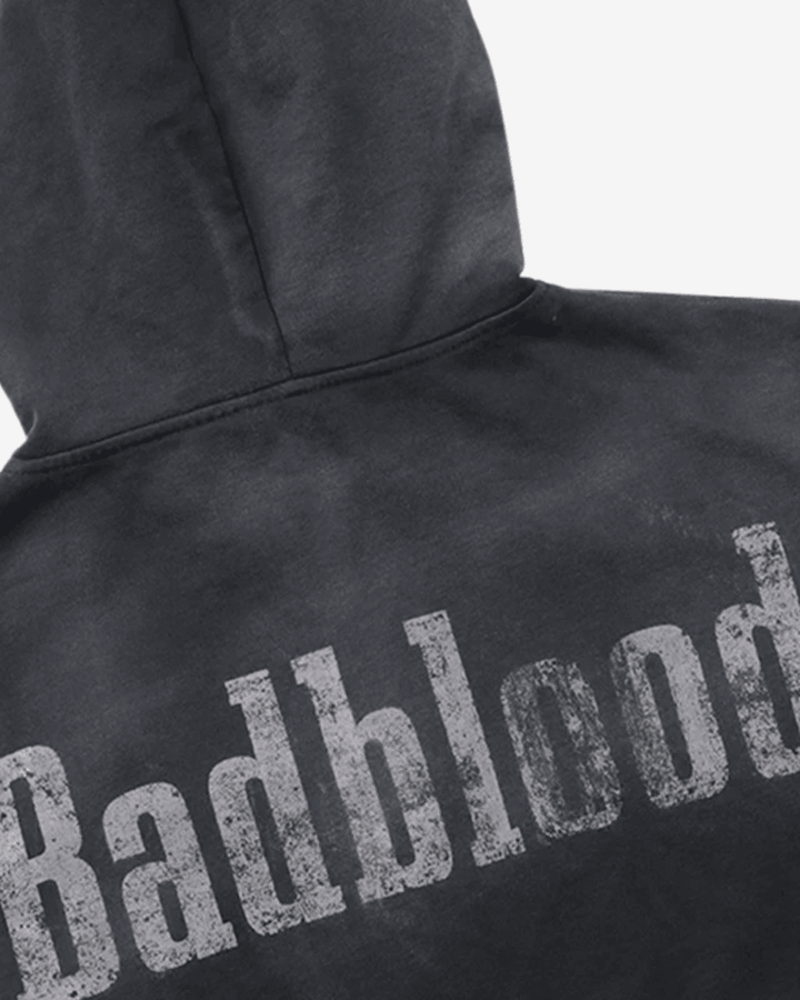 Badblood ウォッシュルーズフィットパーカー - zirara