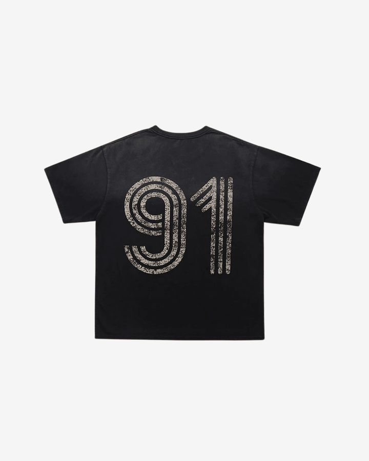 Badblood ナンバリングウォッシュTシャツ - zirara