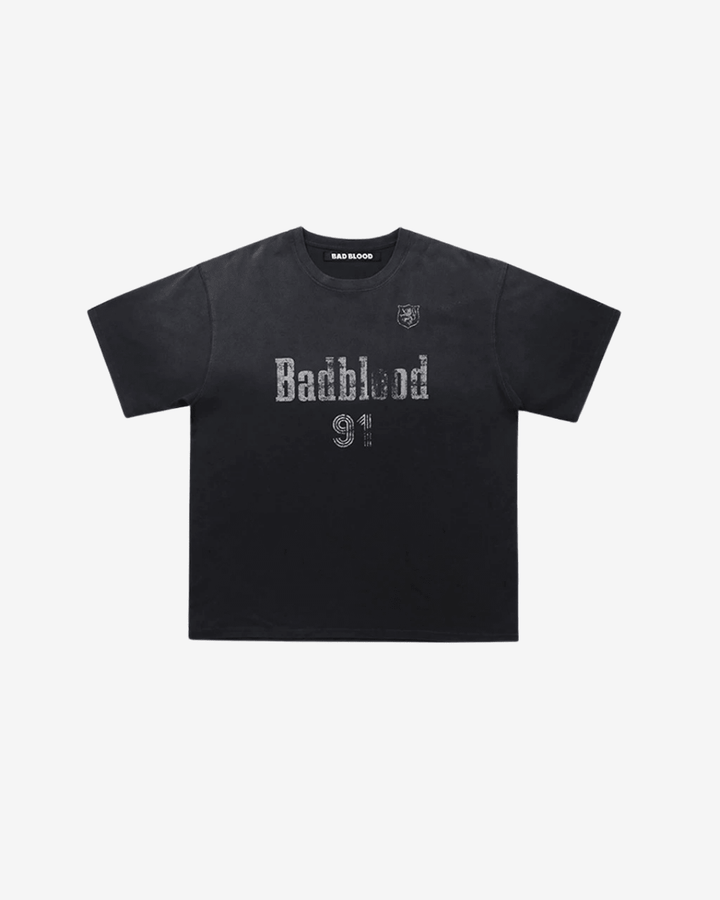 Badblood ナンバリングウォッシュTシャツ - zirara