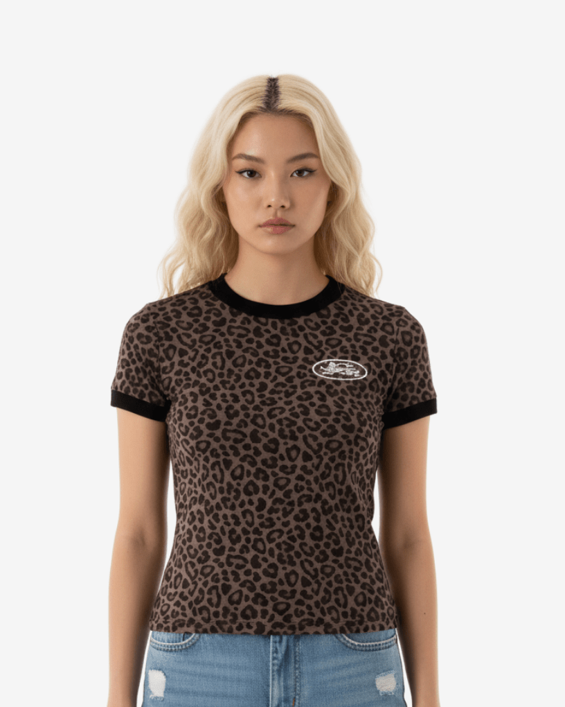 Badblood レオパードプリント Tシャツ - zirara