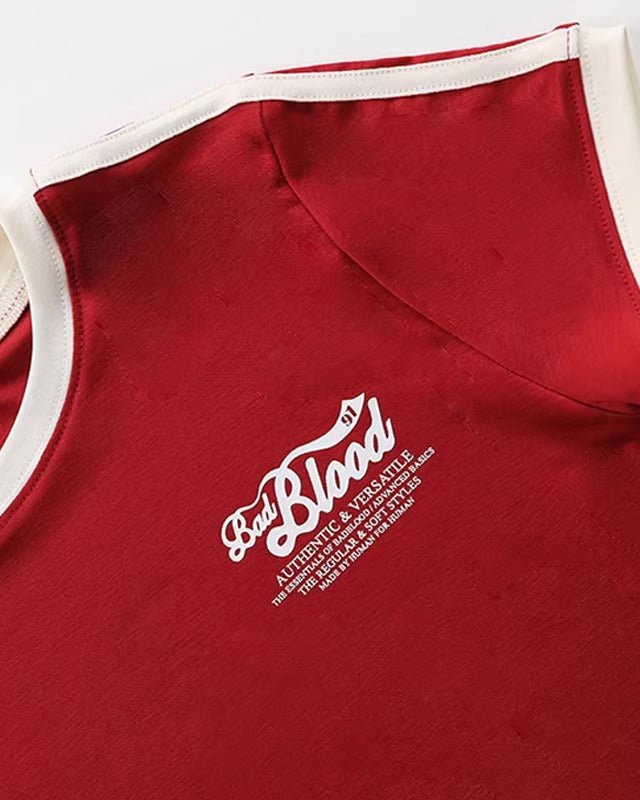 Badblood クロップド リンガーTシャツ_rara55 - zirara