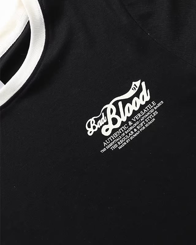 Badblood クロップド リンガーTシャツ_rara55 - zirara