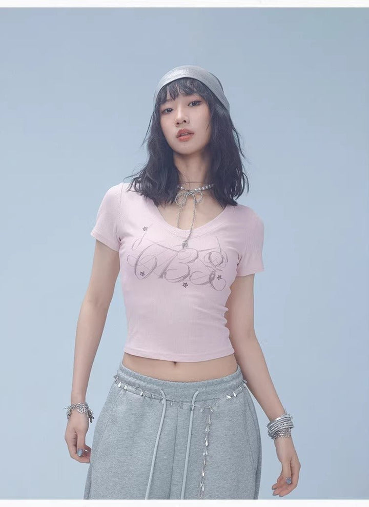 CBXLAB ラインストーンTシャツ_rara5 - zirara