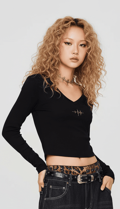 CBXLAB ダイヤモンドロングTシャツ_rara8 - zirara