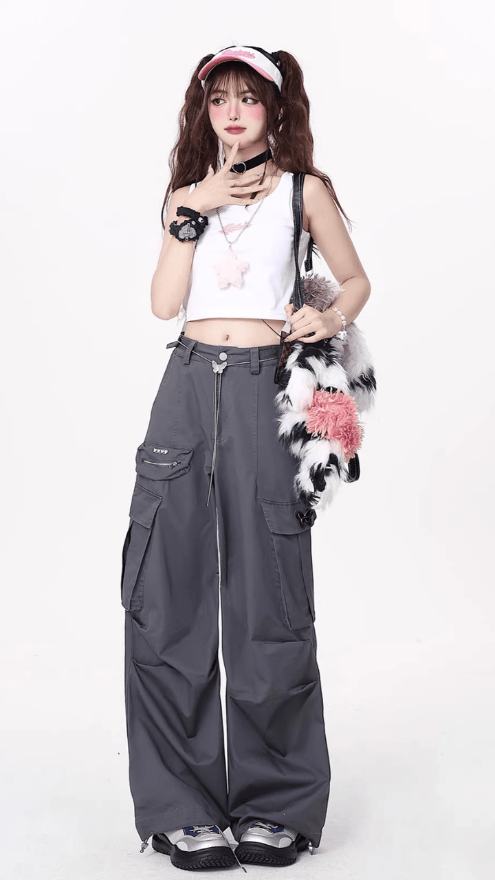 CRAZYGIRL カーゴパンツ_rara2 - zirara