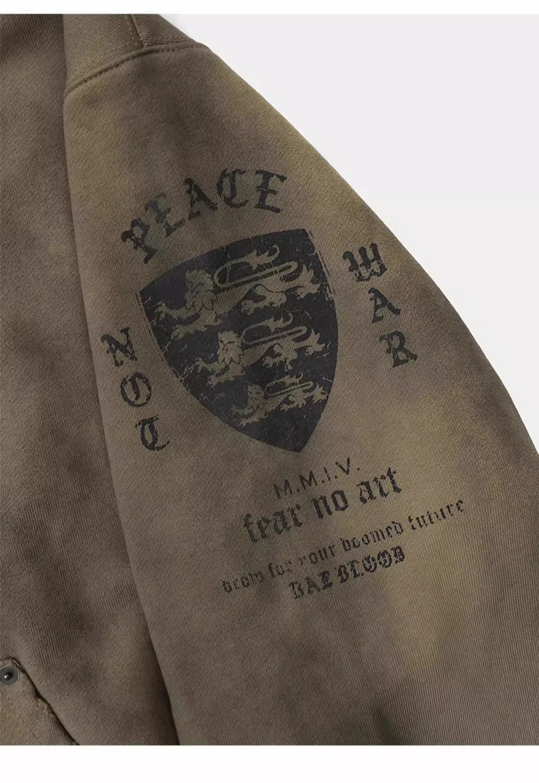 Badblood ゴシッククロスウォッシュドパーカー_rara26