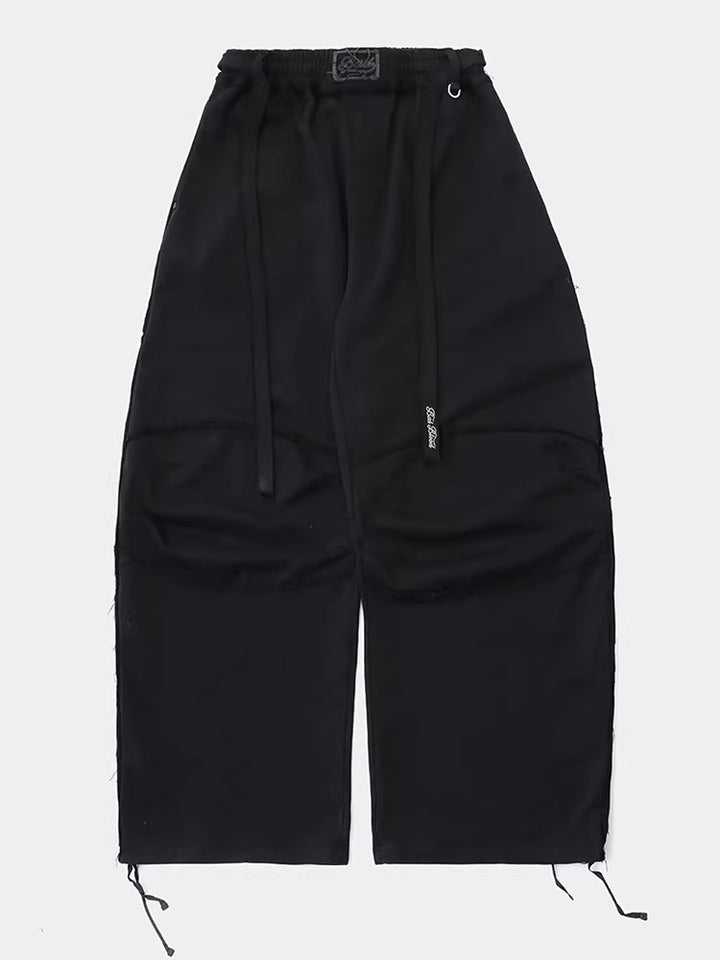 Badblood ダメージ ワイドスウェットパンツ_rara33