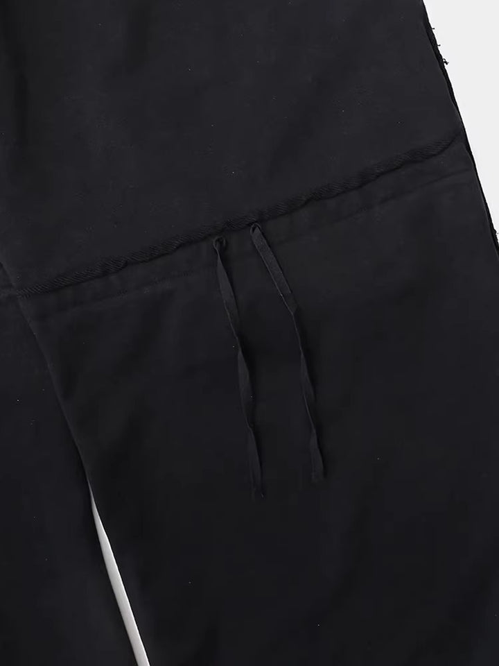 Badblood ダメージ ワイドスウェットパンツ_rara33