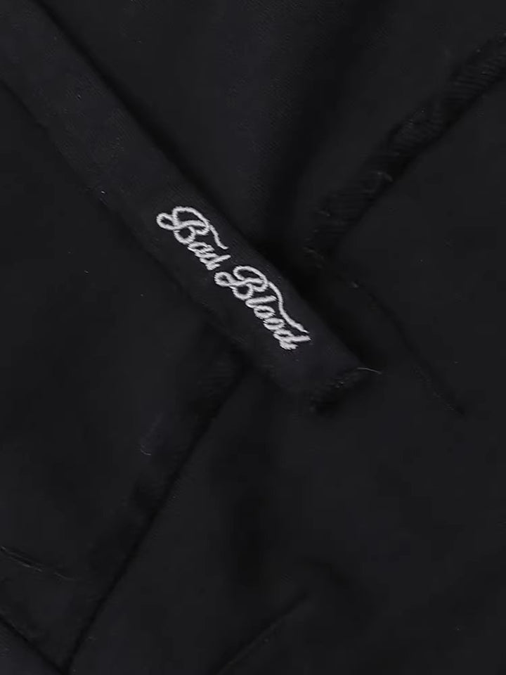 Badblood ダメージ ワイドスウェットパンツ_rara33