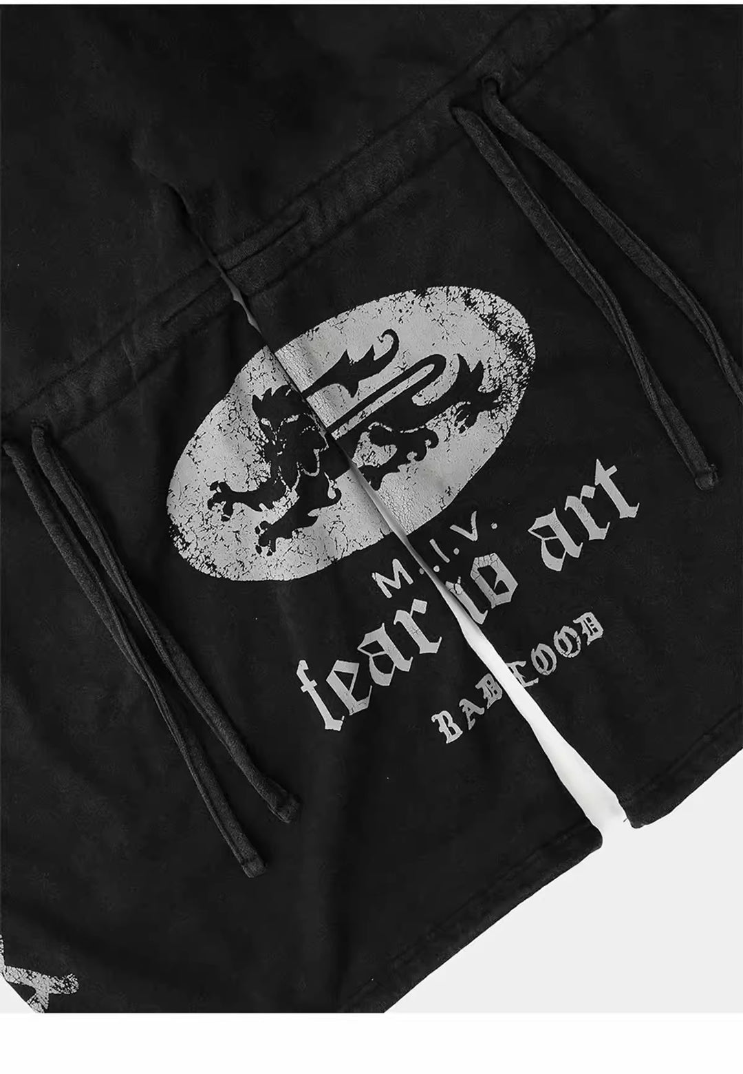 Badblood ゴシッククロスウォッシュドスウェットパンツ_rara27