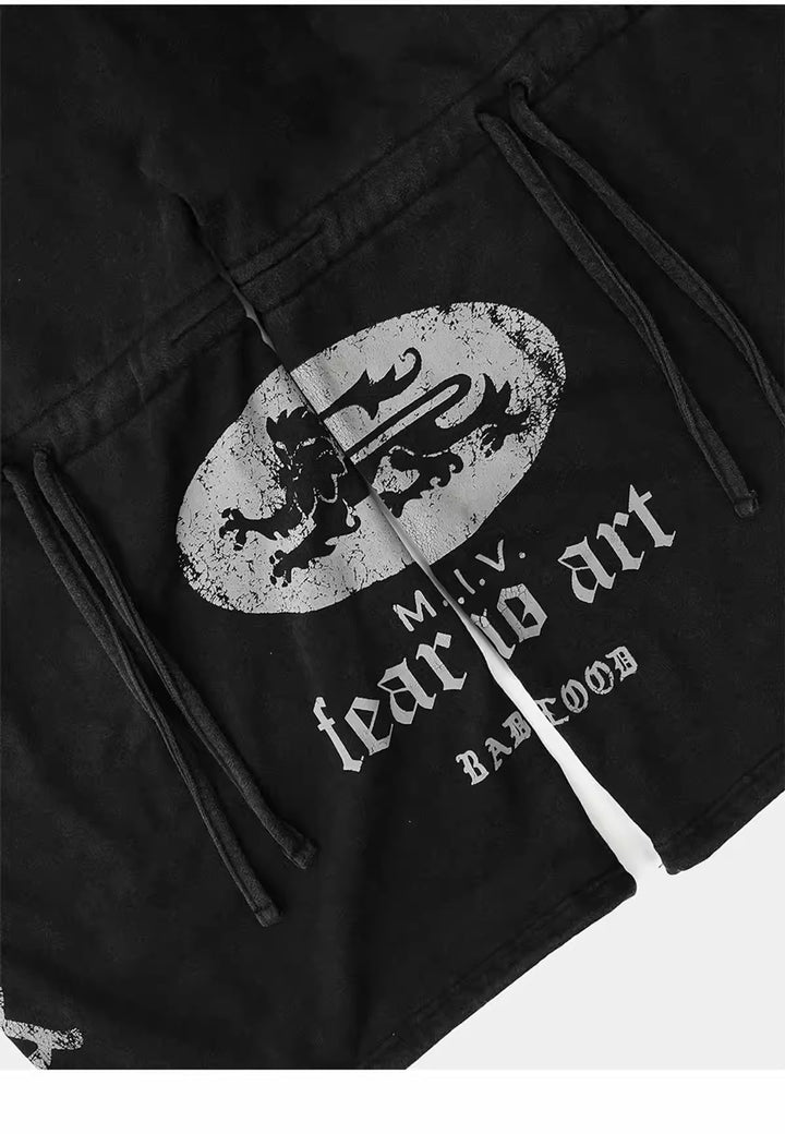 Badblood ゴシッククロスウォッシュドスウェットパンツ_rara27