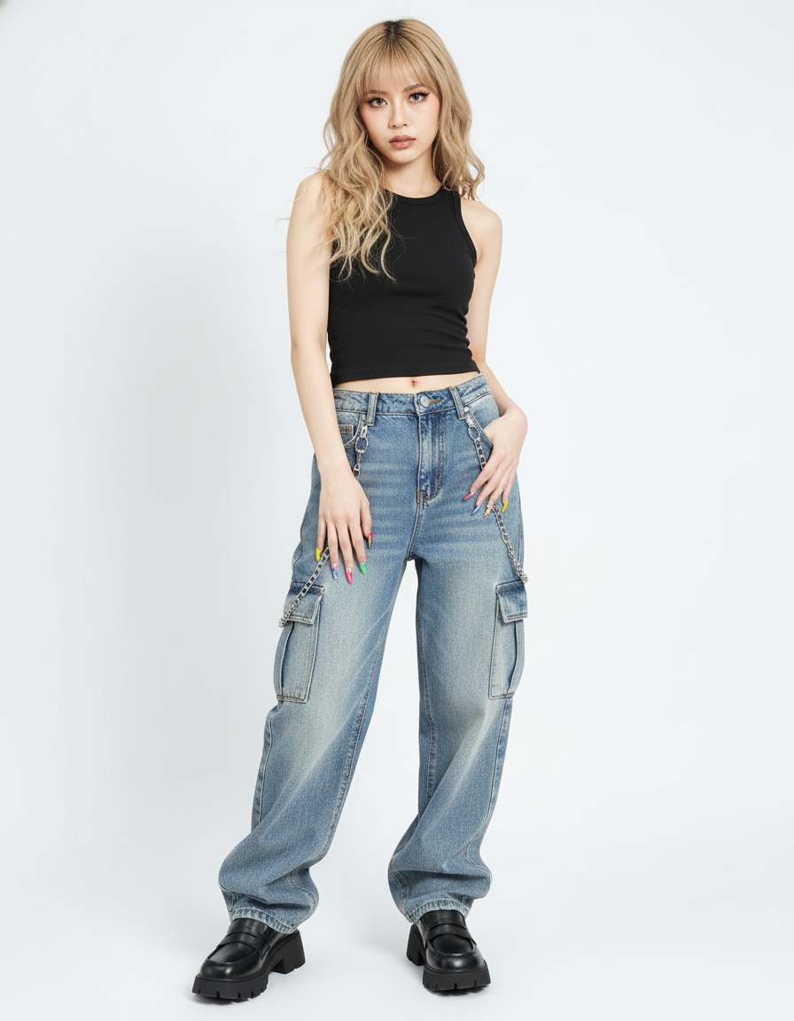 スクエアトゥローファー_rara31