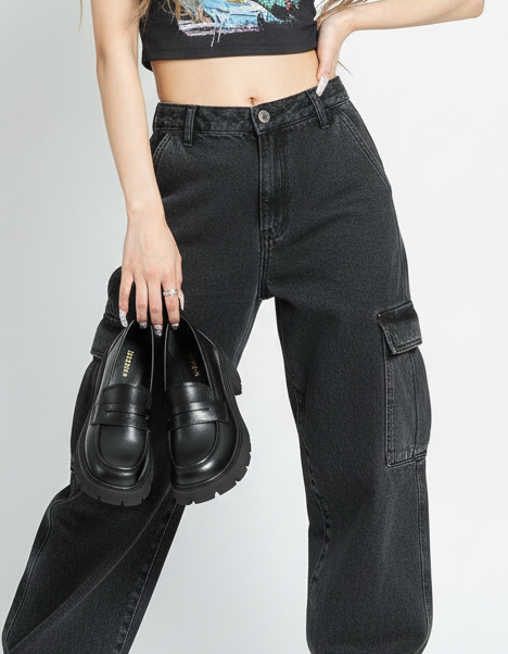 スクエアトゥローファー_rara31