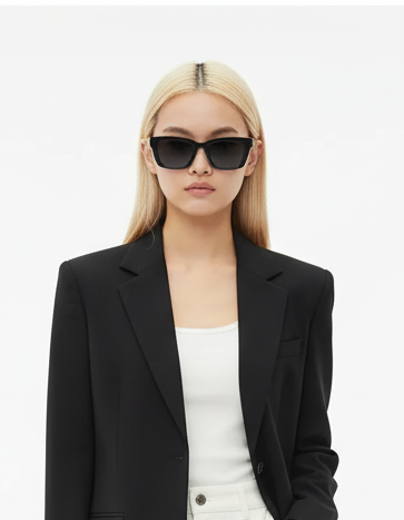 スクエアキャットアイサングラス_rara37